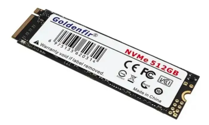 SSD NVMe Goldenfir 512Gb M.2 2280 (9.9995.9905 zap)