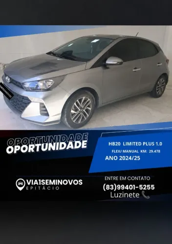 Hyundai HB20 Limited Plus1.0 Flex 12V Mec. 2025