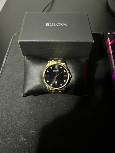 Relógio Bulova Diamonds 97D108 Original Completo Impecável
