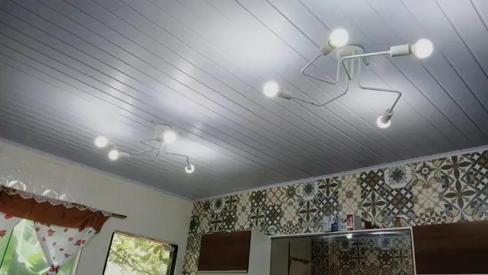 Rebaixamento de PVC instalado