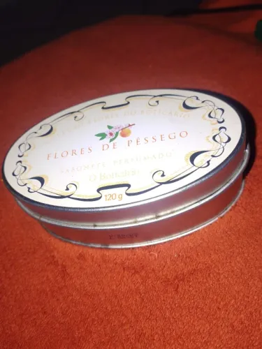 sabonete vintage o boticário - flores de pêssego (na lata!)