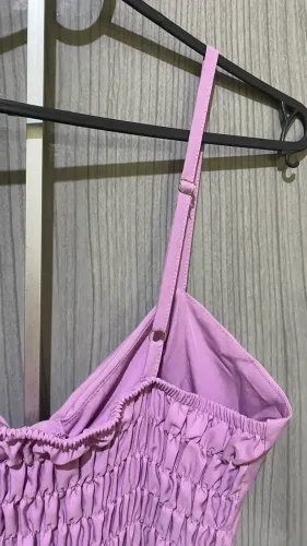 Vestido alcinha com elastex nas costas, veste super bem