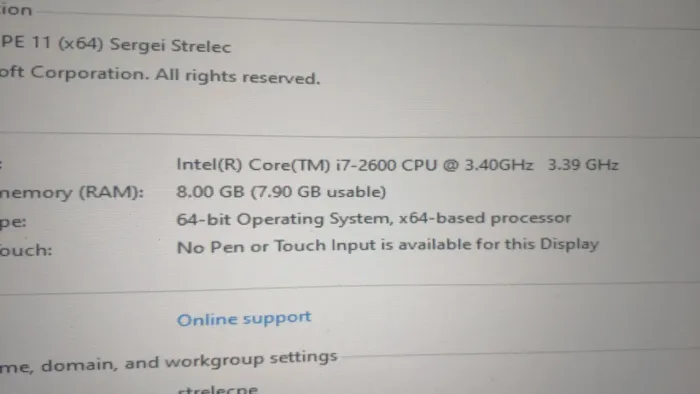 Cpu i7-2600 8gb de ram
