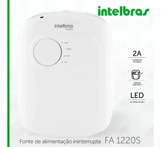 FONTE DE ALIMENTACAO ININTERRUPTA FA1220S INTELBRAS