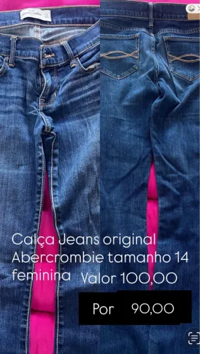 Calça jeans importada Tamanho 14 menina
