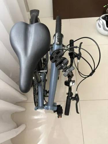 Bicicleta Dobrável Oxylane Aro 20 - Estado de Nova + Acessórios