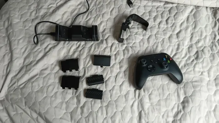Controle xbox e acessórios