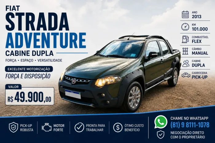 Fiat Strada Adventure1.8/ 1.8 Locker Flex CD 2013