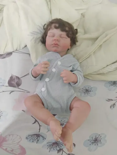 Bebê reborn menino corpo silicone 50cm molde pietro