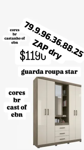 guarda roupas nova