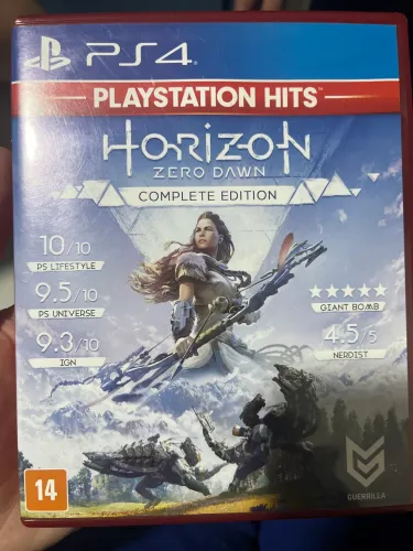 Jogo horizon zero dawn ps4 *mídia física*