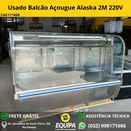 Balcão Açougue Alaska 2M 220V Usado