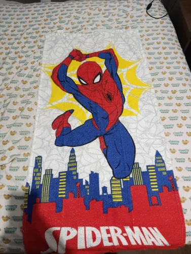 Toalha de banho infantil homem aranha