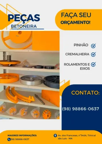Peças para Betoneira