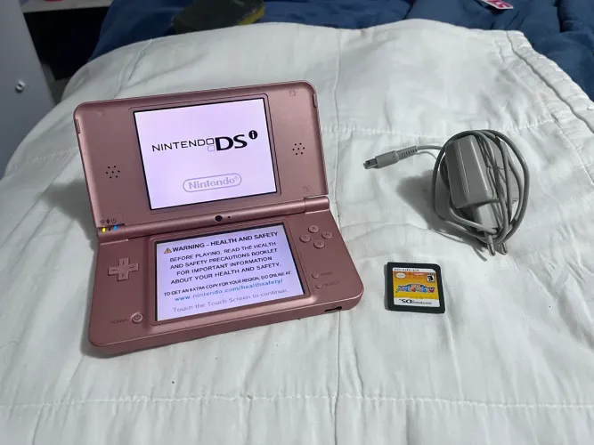 Nintendo dsi xl rosa metalico