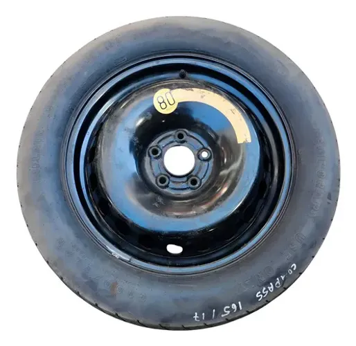 Roda Estepe Aro 17 C/pneu Jeep Compass 2016 2017 A 2021 Preto