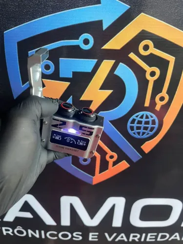 Fone Sem Fio M25 Bluetooth Com Display LED E Power Bank de Emergência