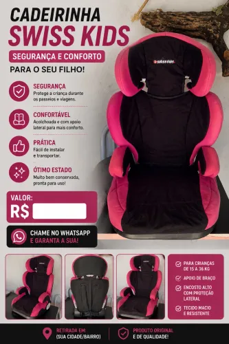 Cadeira para carro infantil