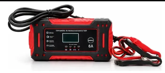 Carregador de bateria 12v com carga inteligente e correção de bateria