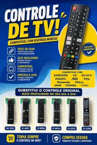 Controle de tv 