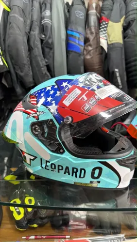 Capacete original KYT TT-Course Riccardo Rossi 2022 BCN/Barcelona