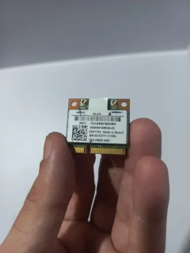 Placa de Rede Wireless Dell DW1703 150Mbps + Bluetooth