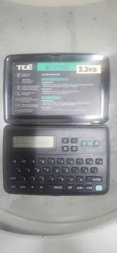 Agenda eletrônica TCE C70( funcionando mas pequena falha no display)