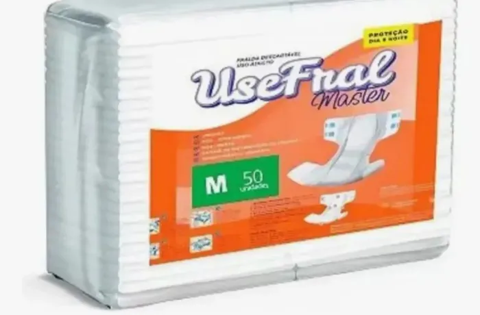 Fraldas geriátricas Usefral - 100 unidades