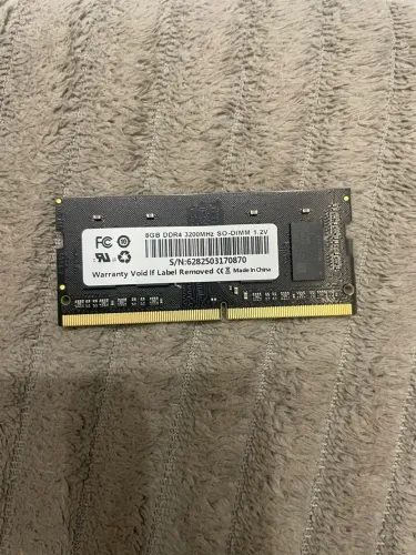 Memória RAM 8GB DDR4 3200MHz Notebook
