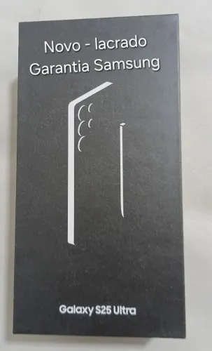 S25 ULTRA PRETO - NOVO, LACRADO