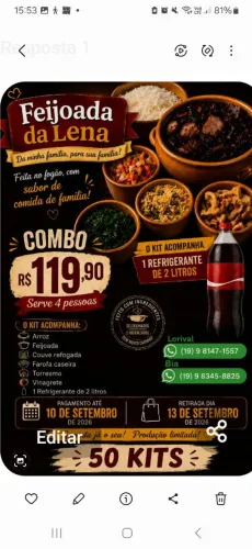 Feijoada da Lena.