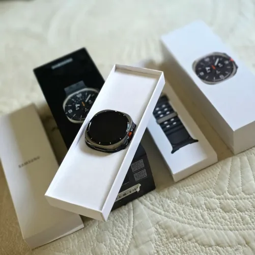 Samsung Galaxy Watch Ultra 2025 Smartwatch 47mm LTE, Galaxy AI, Titânio Aeroespacial