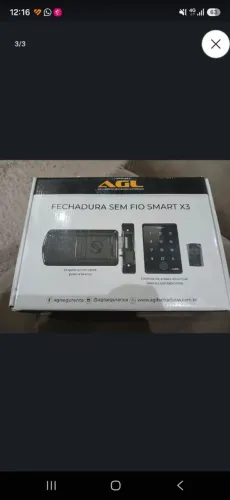 Fechadura eletrônica smart sem fio x3
