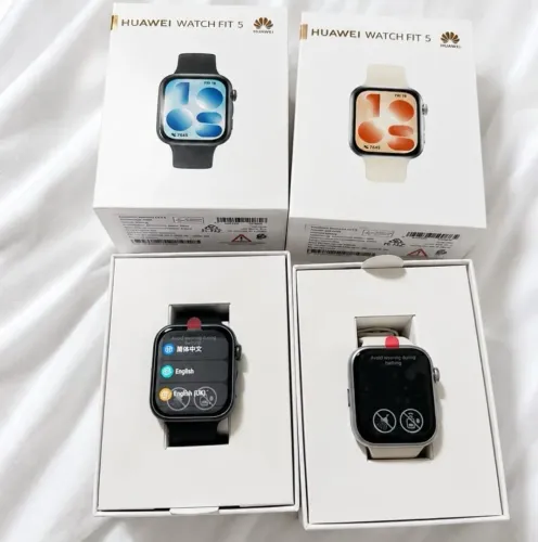 Huawei watch fit 5 GPS integrado 64gb de memória interna lacrado com garantia 