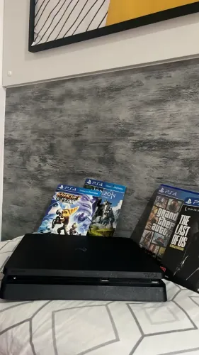PS4 Slim 500GB | Bom Estado | Único Dono | Nunca Aberto | Pronto para Uso