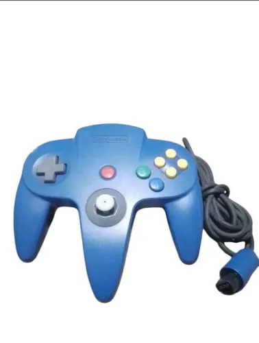 Controle original de Nintendo 64 azul original
