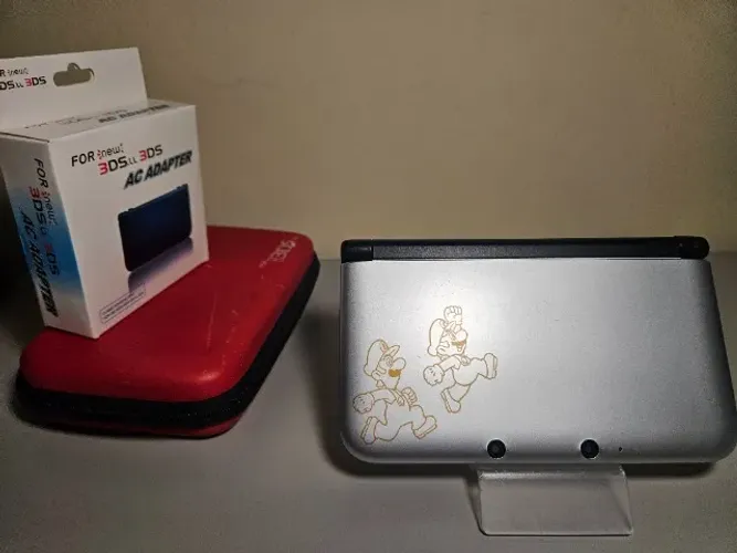 Nintendo 3DS XL | Ed Especial Mario e Luigi Dream Team | Estado Original e Bloqueado