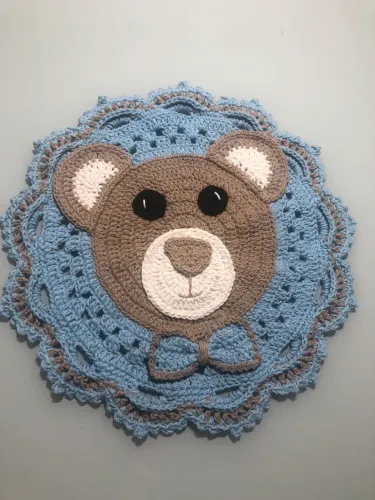 Souplast do urso em crochê novo
