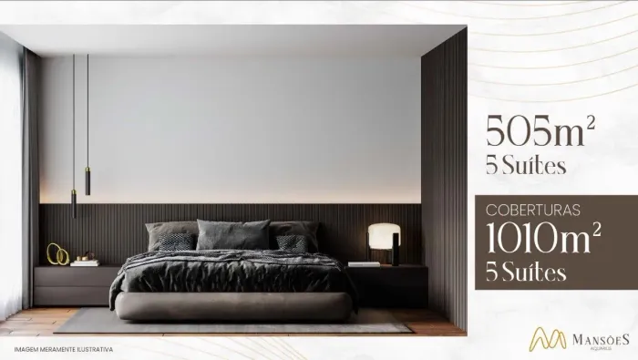 Apartamento com 5 suítes à venda, 505 m² por R$ 5.800.000 - Jardim Aquarius - São José dos