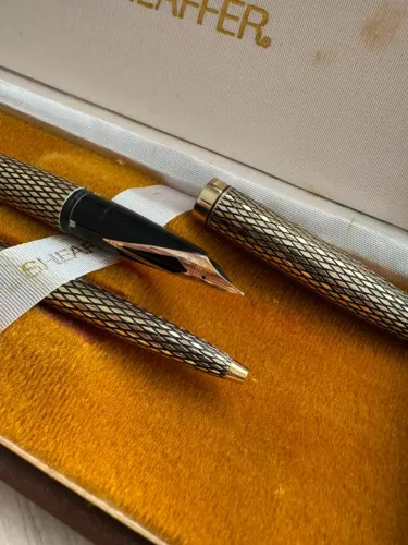 Conjunto de Canetas Sheaffer Imperial Gold Filled Vintage (+estojo) NOVO