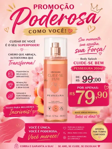 Body Splash Cuide -se Bem