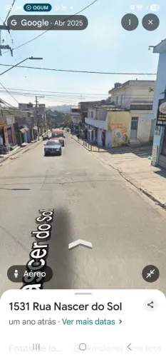 Não sei exatamente a metragem