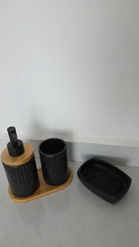 Kit banheiro+Saboneteira 