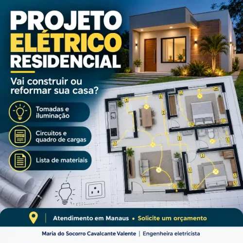 SERVIÇO DE CRIAR PROJETOS ELETRICOS RESIDENCIAL