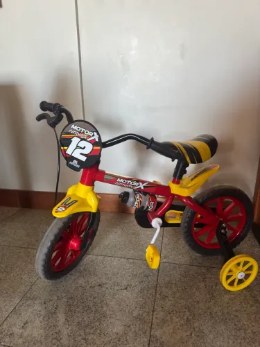 Bicicleta Infantil Motor X Nathor Aro 12 - Pouquíssimo Uso
