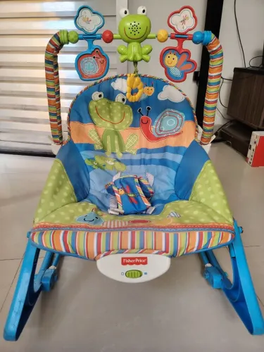 Cadeira de Descanso e Balanço Fisher-Price Cresce Comigo - 0 a 18kg