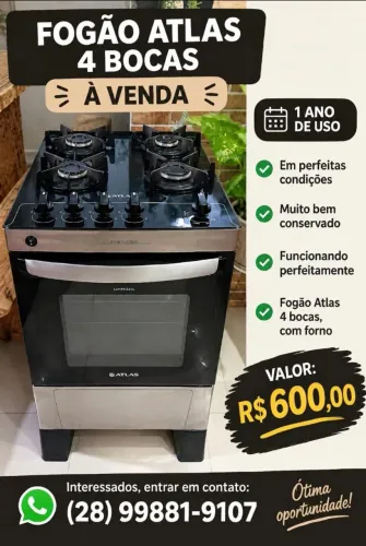 Vende-se fogão