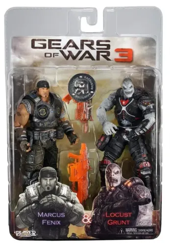 gears of war 3 neca marcus Vs grunt 2 pack player select