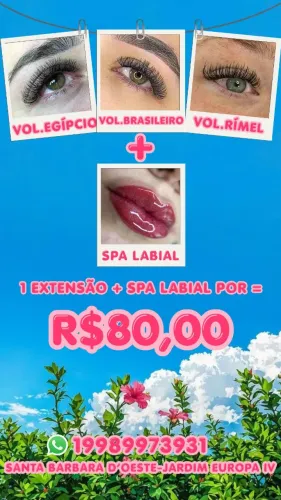 Extensão de cílios