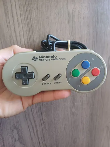 Controle Nintendo Super Famicom Original Japonês em Bom Estado!